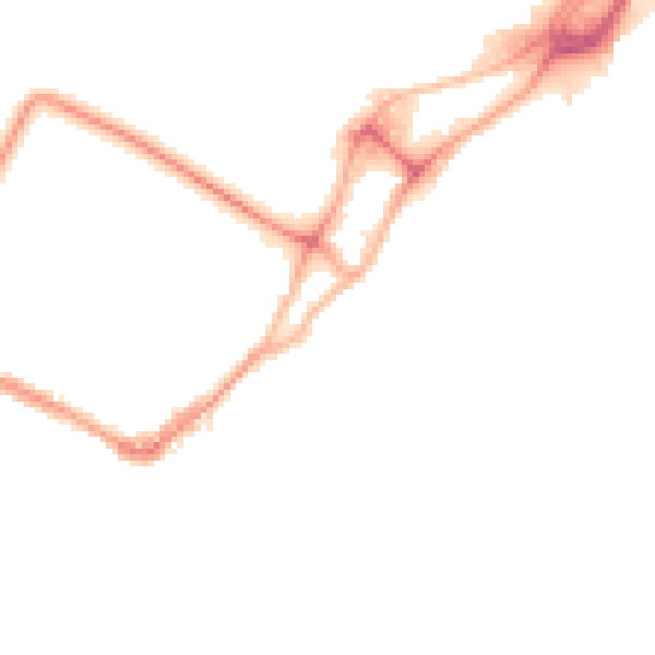 Night-time road noise heatmap for BH15 1ZA