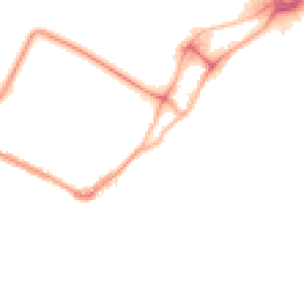 Night-time road noise heatmap for BH15 1ZB