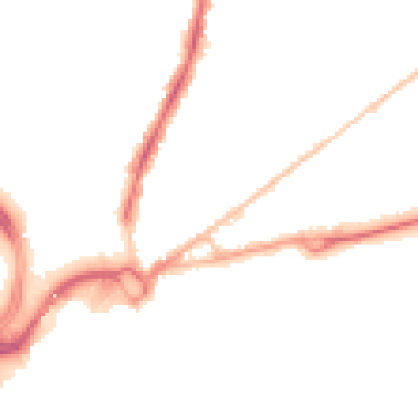Night-time road noise heatmap for BH15 2DF