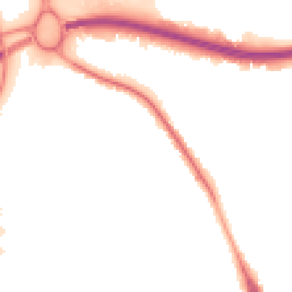 Night-time road noise heatmap for BH15 3AF