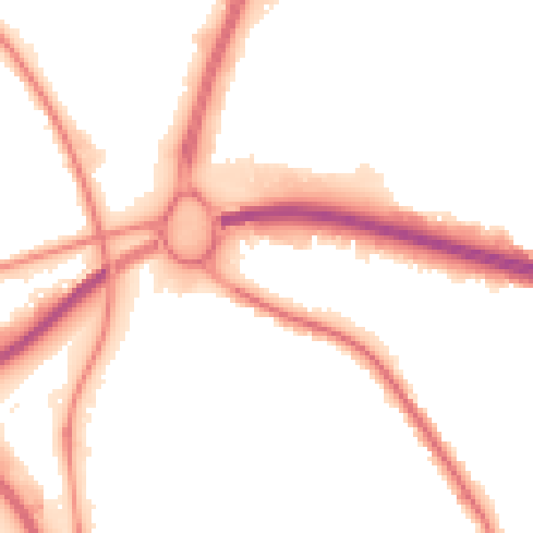 Night-time road noise heatmap for BH15 3HD