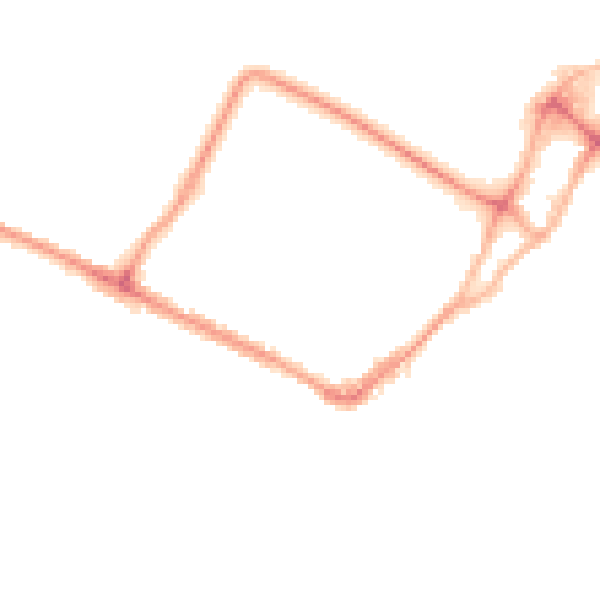 Night-time road noise heatmap for BH15 4FA