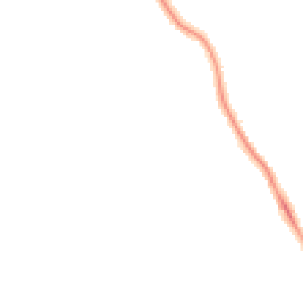 Night-time road noise heatmap for BH15 4NW