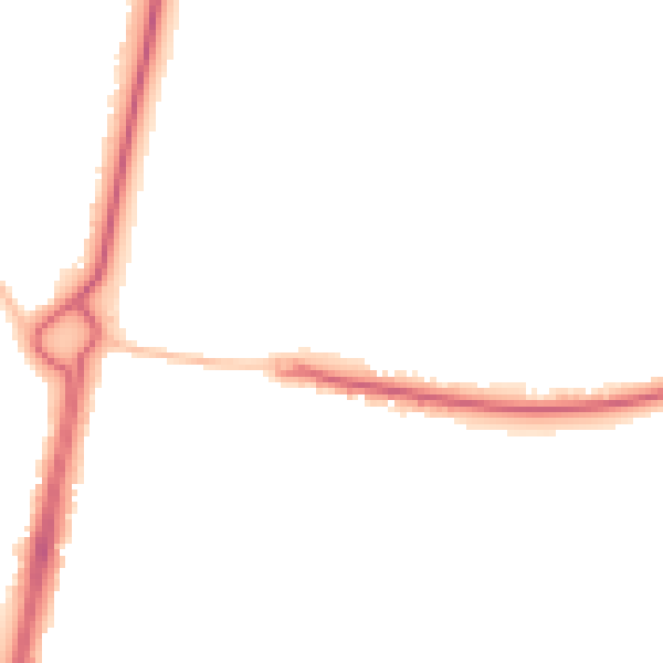 Night-time road noise heatmap for BH17 9BS