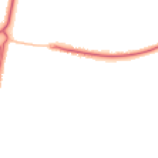 Night-time road noise heatmap for BH17 9TH
