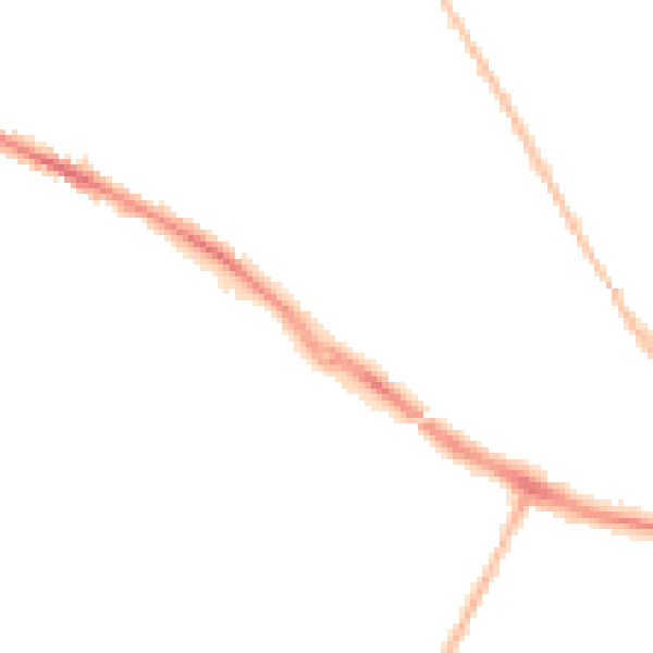 Night-time road noise heatmap for BH23 2AJ