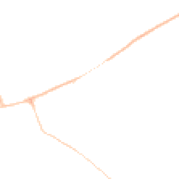 Night-time road noise heatmap for BH23 3QL