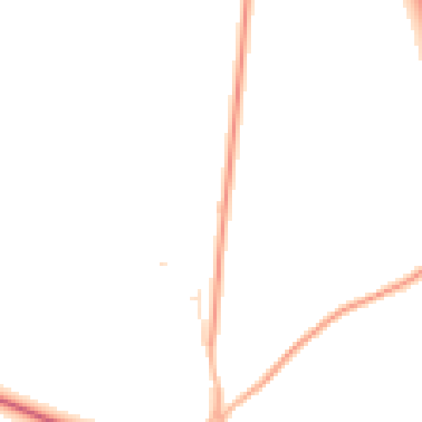 Daytime road noise heatmap for BH23 6AN