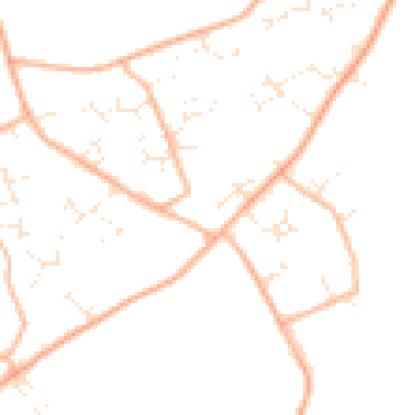 Daytime road noise heatmap for BH23 8HZ