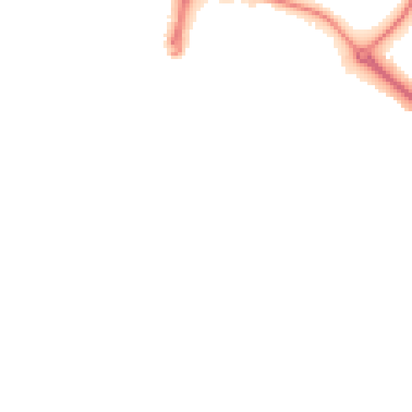 Night-time road noise heatmap for BH3 7AH