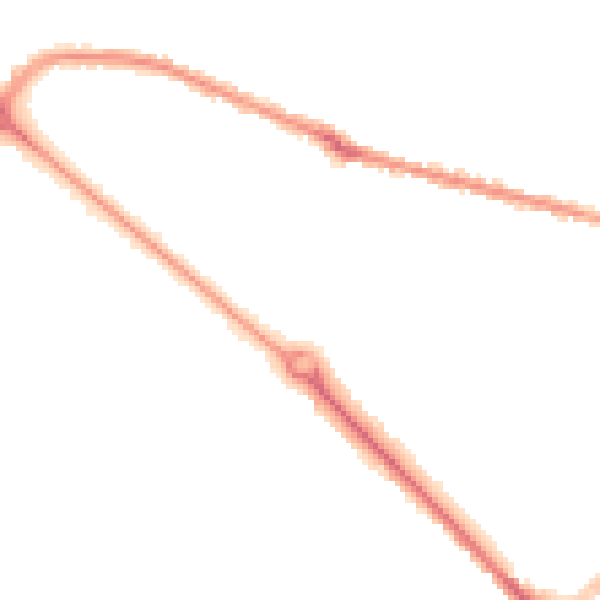 Night-time road noise heatmap for BH3 7AS