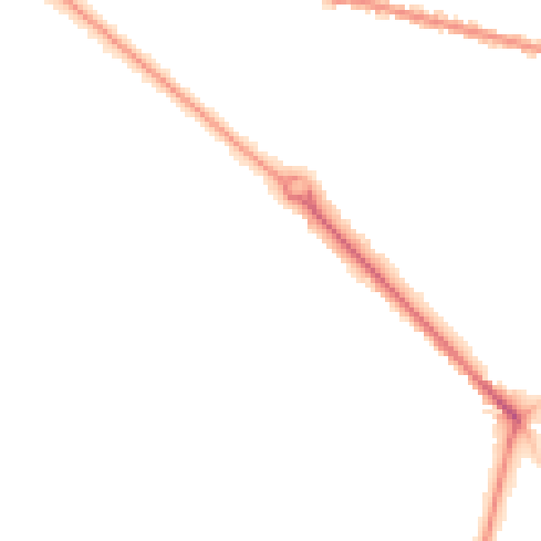 Night-time road noise heatmap for BH3 7BB