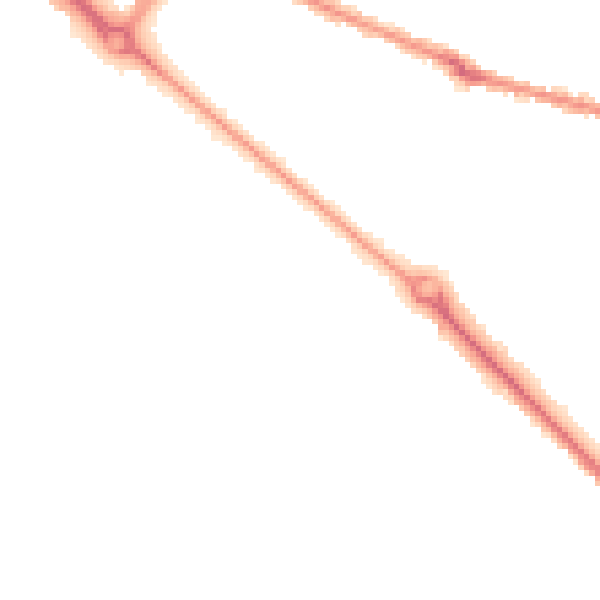 Night-time road noise heatmap for BH3 7BD