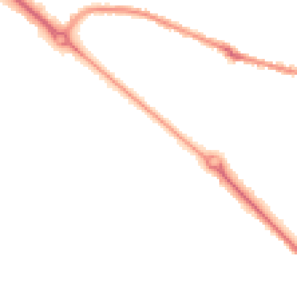 Night-time road noise heatmap for BH3 7BE