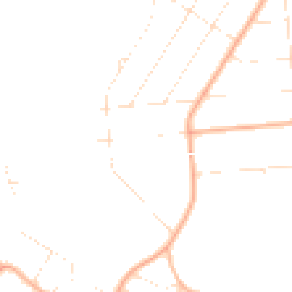 Daytime road noise heatmap for BH3 7BU