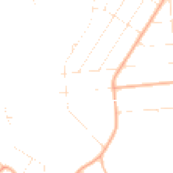 Daytime road noise heatmap for BH3 7DB