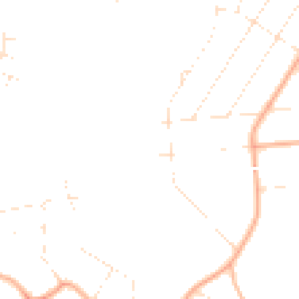 Daytime road noise heatmap for BH3 7DD