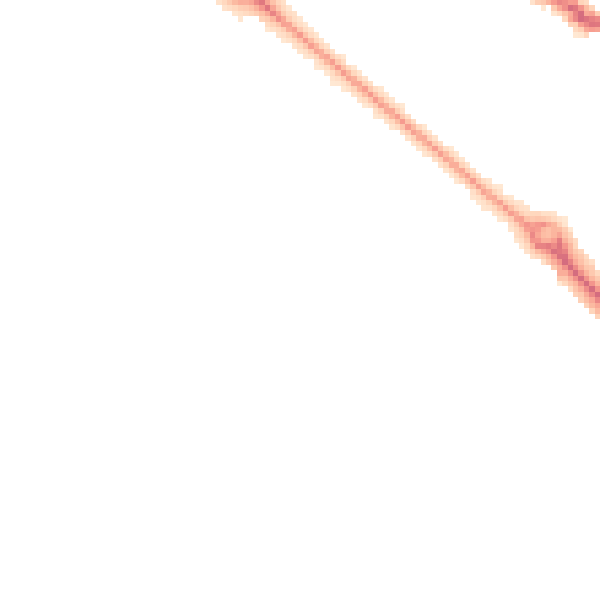 Night-time road noise heatmap for BH3 7DF