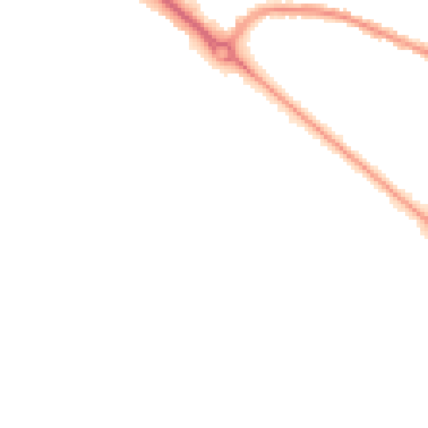 Night-time road noise heatmap for BH3 7DL