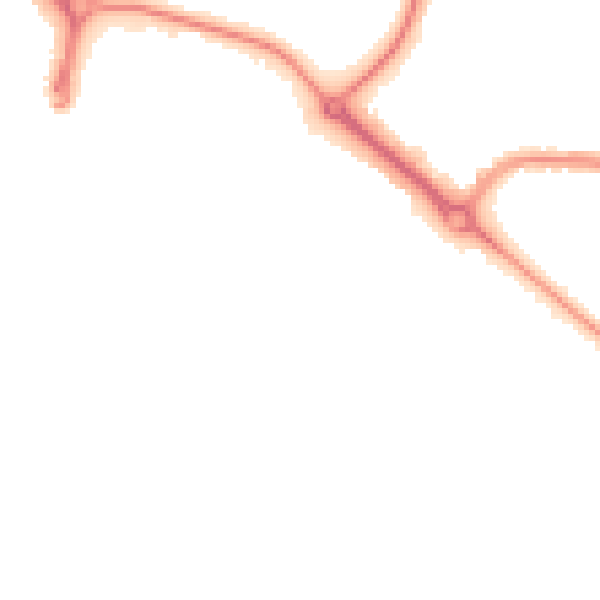 Night-time road noise heatmap for BH3 7DX