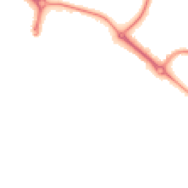 Night-time road noise heatmap for BH3 7DY