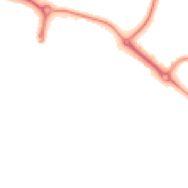 Night-time road noise heatmap for BH3 7EA