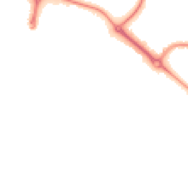 Night-time road noise heatmap for BH3 7EL