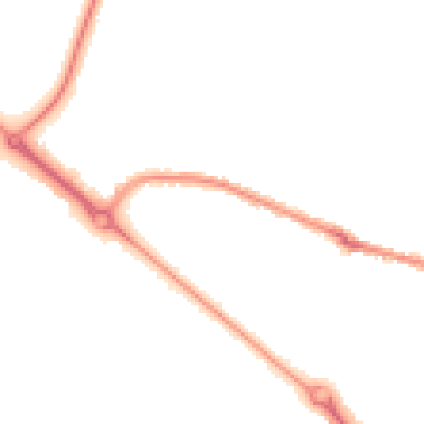 Night-time road noise heatmap for BH3 7JL
