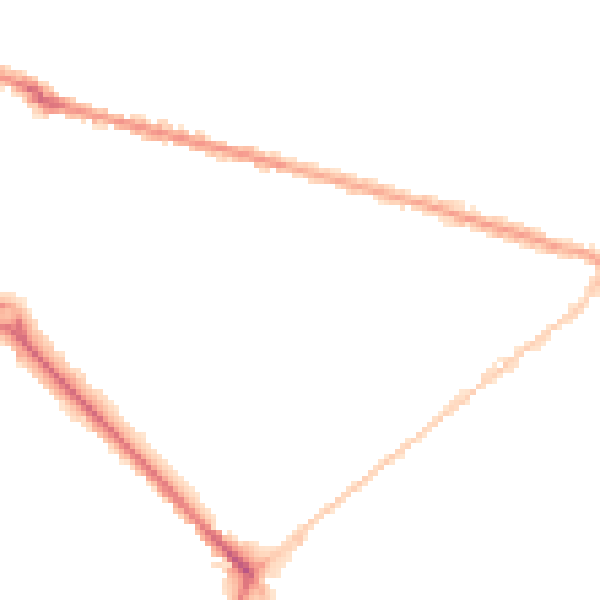 Night-time road noise heatmap for BH3 7JW