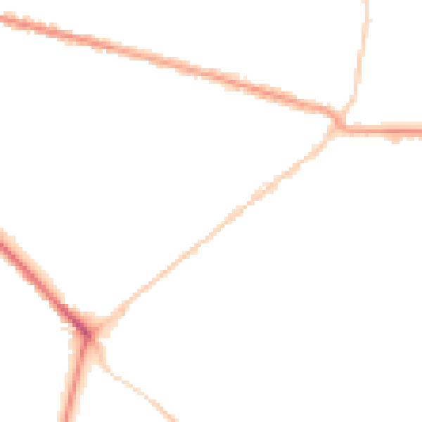 Night-time road noise heatmap for BH3 7LJ