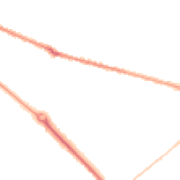 Night-time road noise heatmap for BH3 7LZ