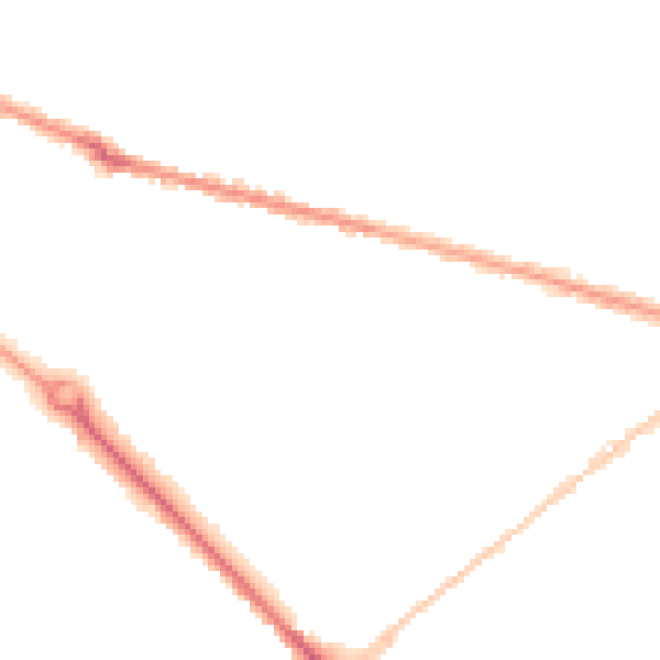 Night-time road noise heatmap for BH3 7ND