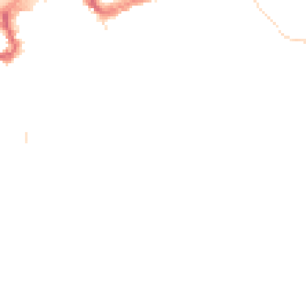 Night-time road noise heatmap for BH5 1JA