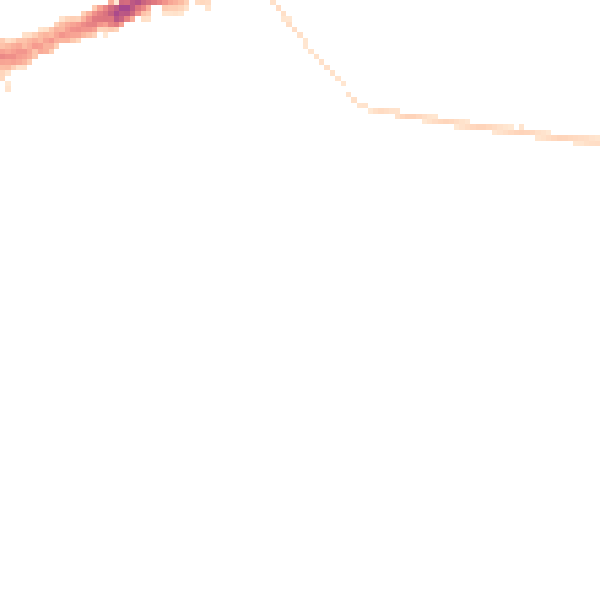 Night-time road noise heatmap for BH5 1LT