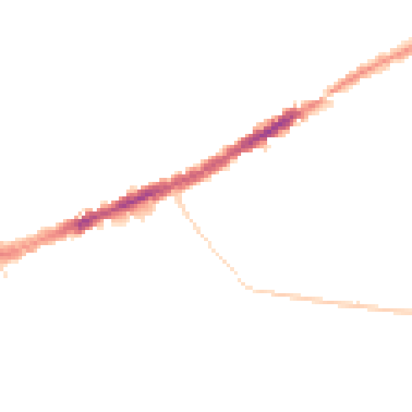 Night-time road noise heatmap for BH5 2AP