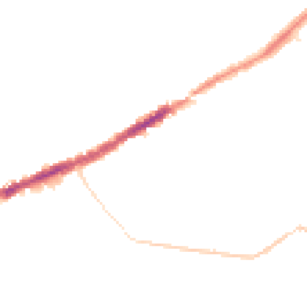 Night-time road noise heatmap for BH5 2JH