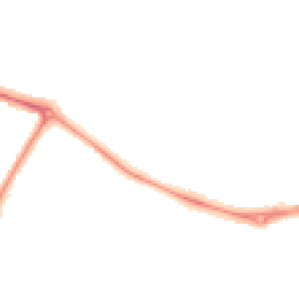 Night-time road noise heatmap for BH8 0AP