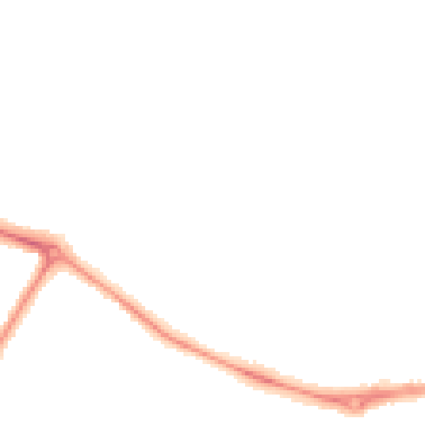 Night-time road noise heatmap for BH8 0AY