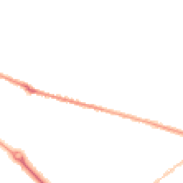 Night-time road noise heatmap for BH9 1AZ