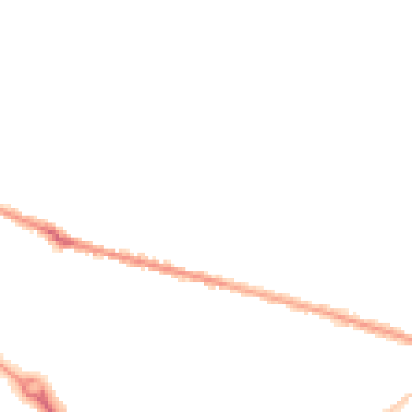 Night-time road noise heatmap for BH9 1BE