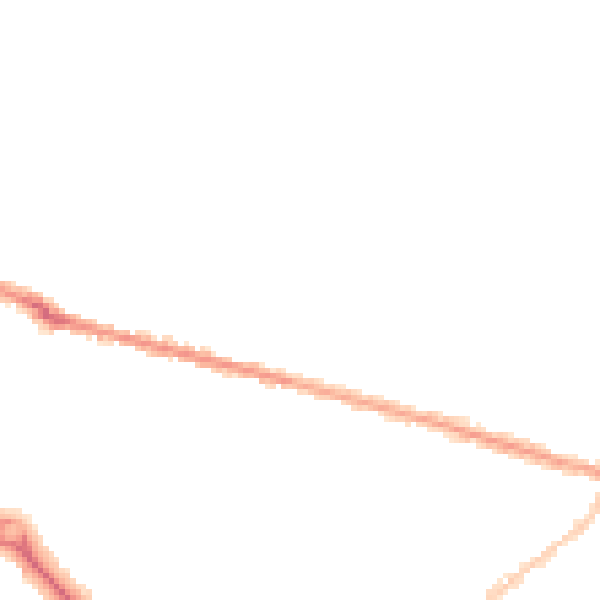 Night-time road noise heatmap for BH9 1BS