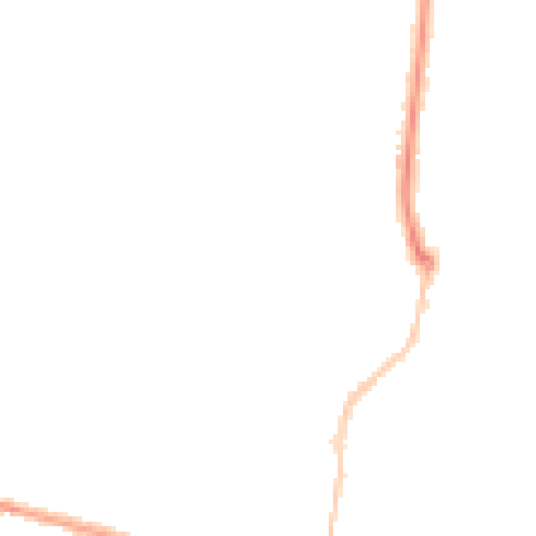 Night-time road noise heatmap for BH9 1DZ