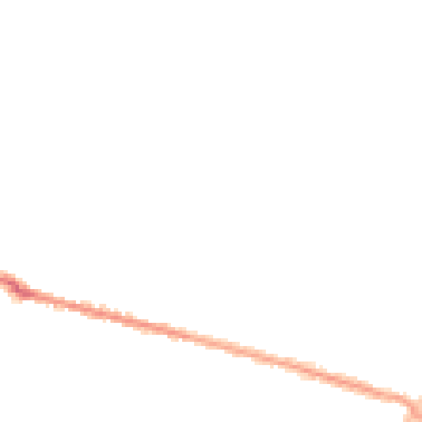 Night-time road noise heatmap for BH9 1HJ