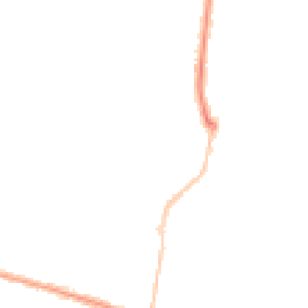 Night-time road noise heatmap for BH9 1JQ