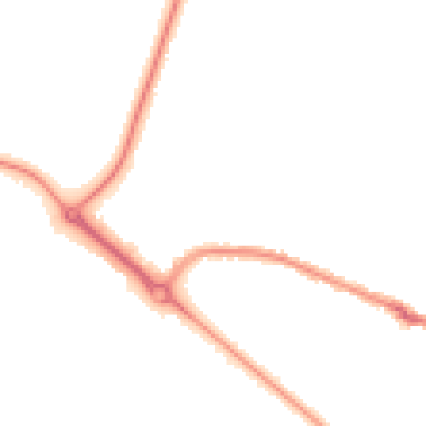 Night-time road noise heatmap for BH9 2JX