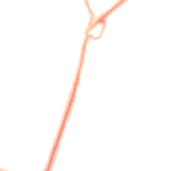 Night-time road noise heatmap for BH9 2RS