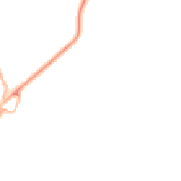 Night-time road noise heatmap for BH9 2SX
