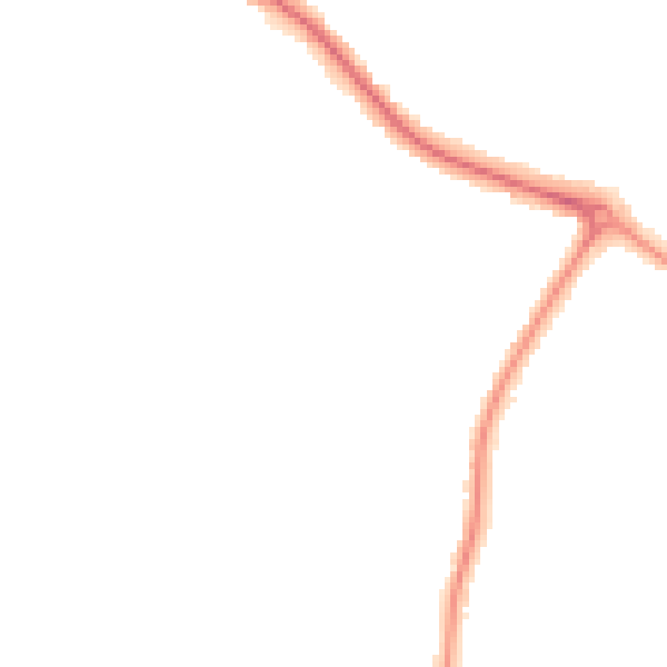 Night-time road noise heatmap for BH9 3HQ
