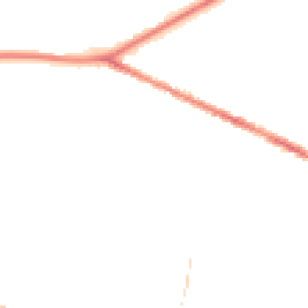 Night-time road noise heatmap for BL1 3LE