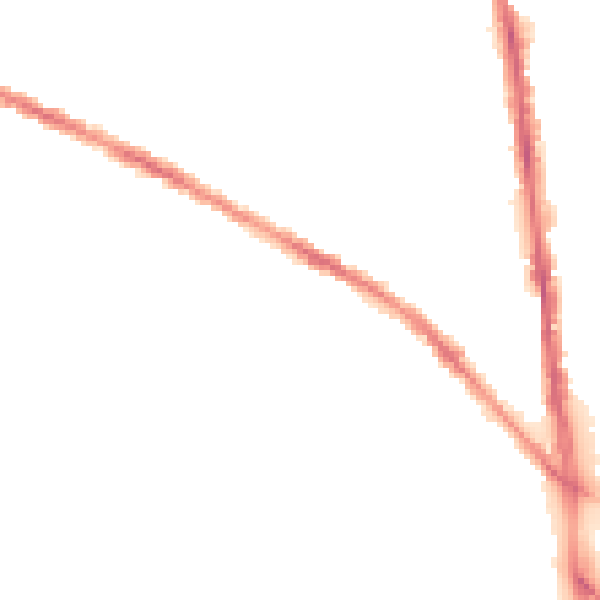 Night-time road noise heatmap for BL1 3SP